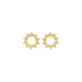 Simple and elegant gold-tone studs earrings designed for effortless everyday styling. Their timeless appearance makes them a versatile addition to any jewelry collection.