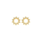 Simple and elegant gold-tone studs earrings designed for effortless everyday styling. Their timeless appearance makes them a versatile addition to any jewelry collection.